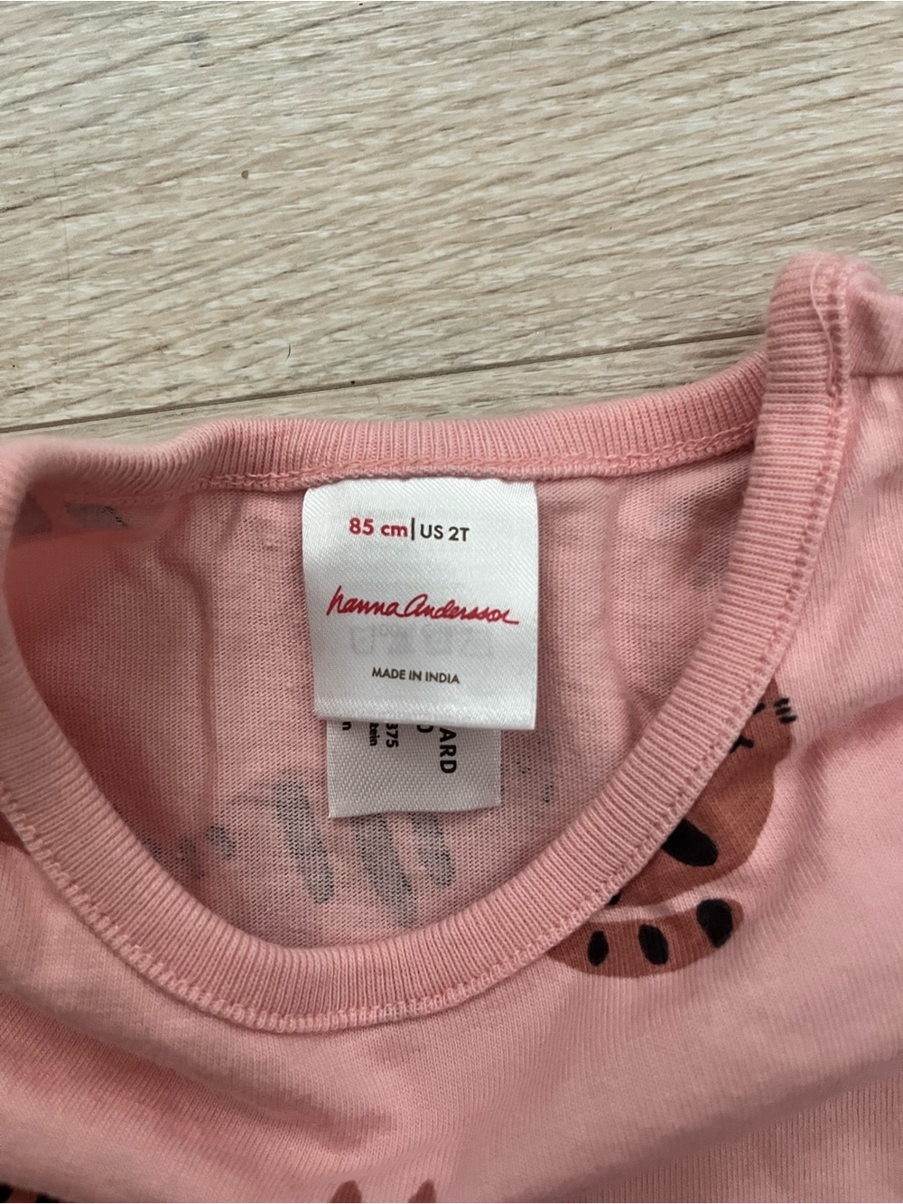 Hanna Andersson Girl’s Playground Pocket Dress Pink Cats - Size 2T - Picture 4 of 7